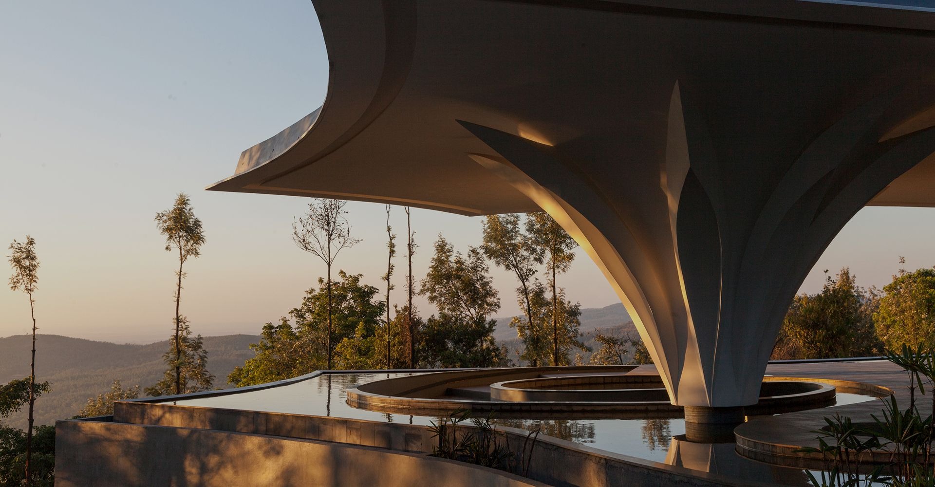 Sila Signature immersive resort landscape at golden hour